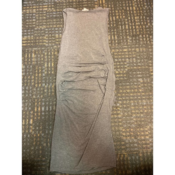 Ingrid & Isabel maternity midi tank dress Sz:XS excellent condition gray - Picture 5 of 11